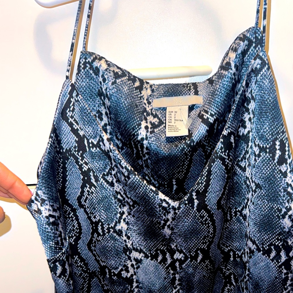 Silk Snake h&m top